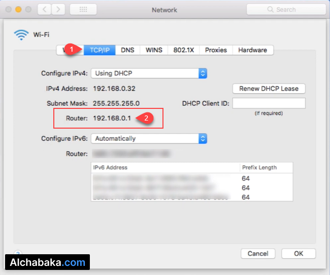 معرفة عنوان IP الراوتر عبر شبكة WI-FI
