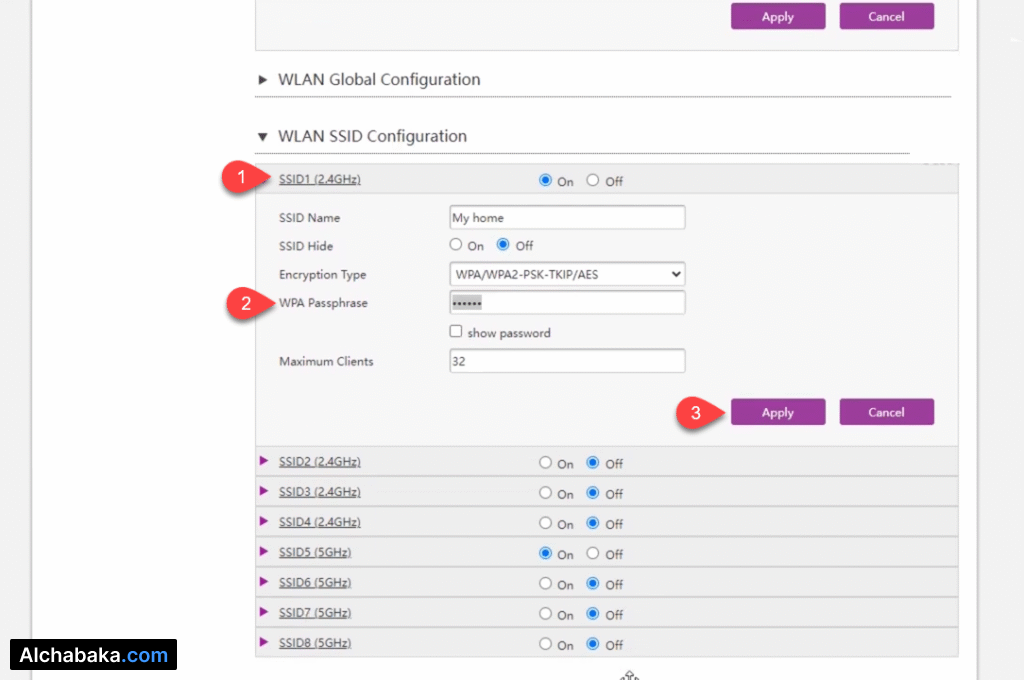 تغيير كلمة سر الواي فاي راوتر Inwi