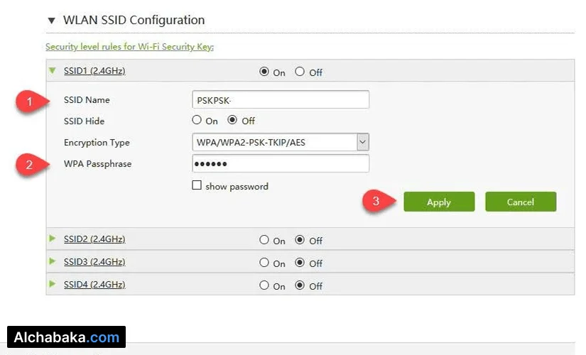 تغيير كلمة سر شبكة Wi-Fi راوتر اتصالات مصر